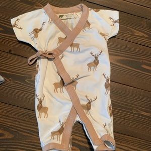 Monica & Andy elk romper size 0-3